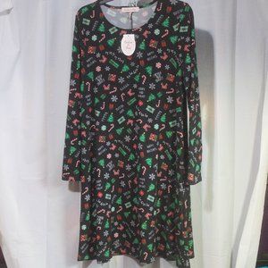 Harlow and Rose Festive Christmas Dress Size Medium